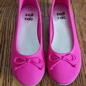 Pink Flats with Bow